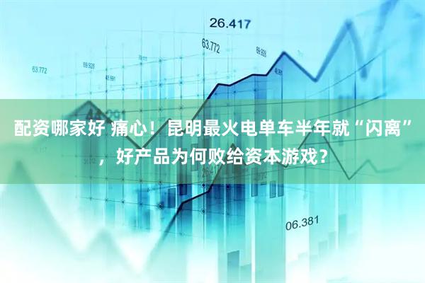 配资哪家好 痛心！昆明最火电单车半年就“闪离”，好产品为何败给资本游戏？